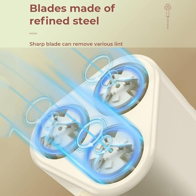 Electric Fabric Shaver with 3 Speeds – USB Rechargeable Lint Remover for Clothes, Sofa & Carpets