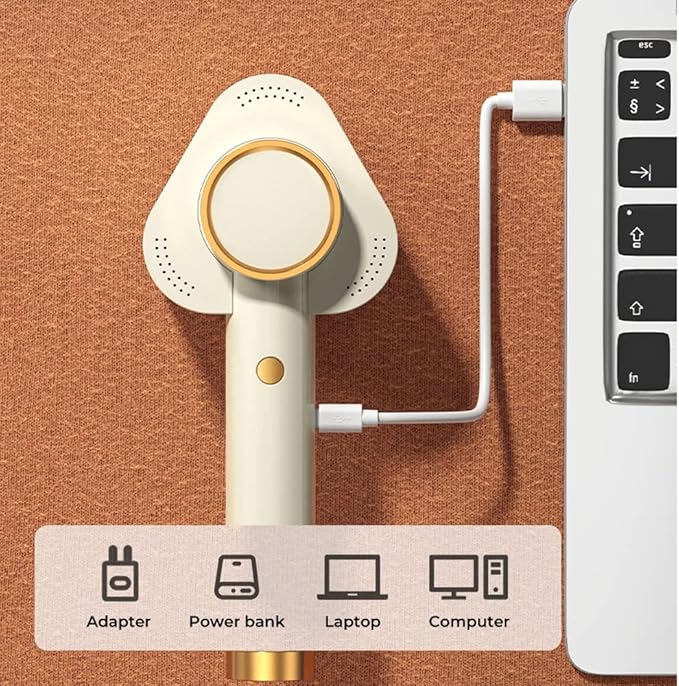 Electric Fabric Shaver with 3 Speeds – USB Rechargeable Lint Remover for Clothes, Sofa & Carpets