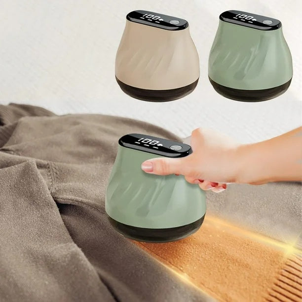 Electric Fabric Shaver – Rechargeable Lint & Fuzz Remover with LED Display