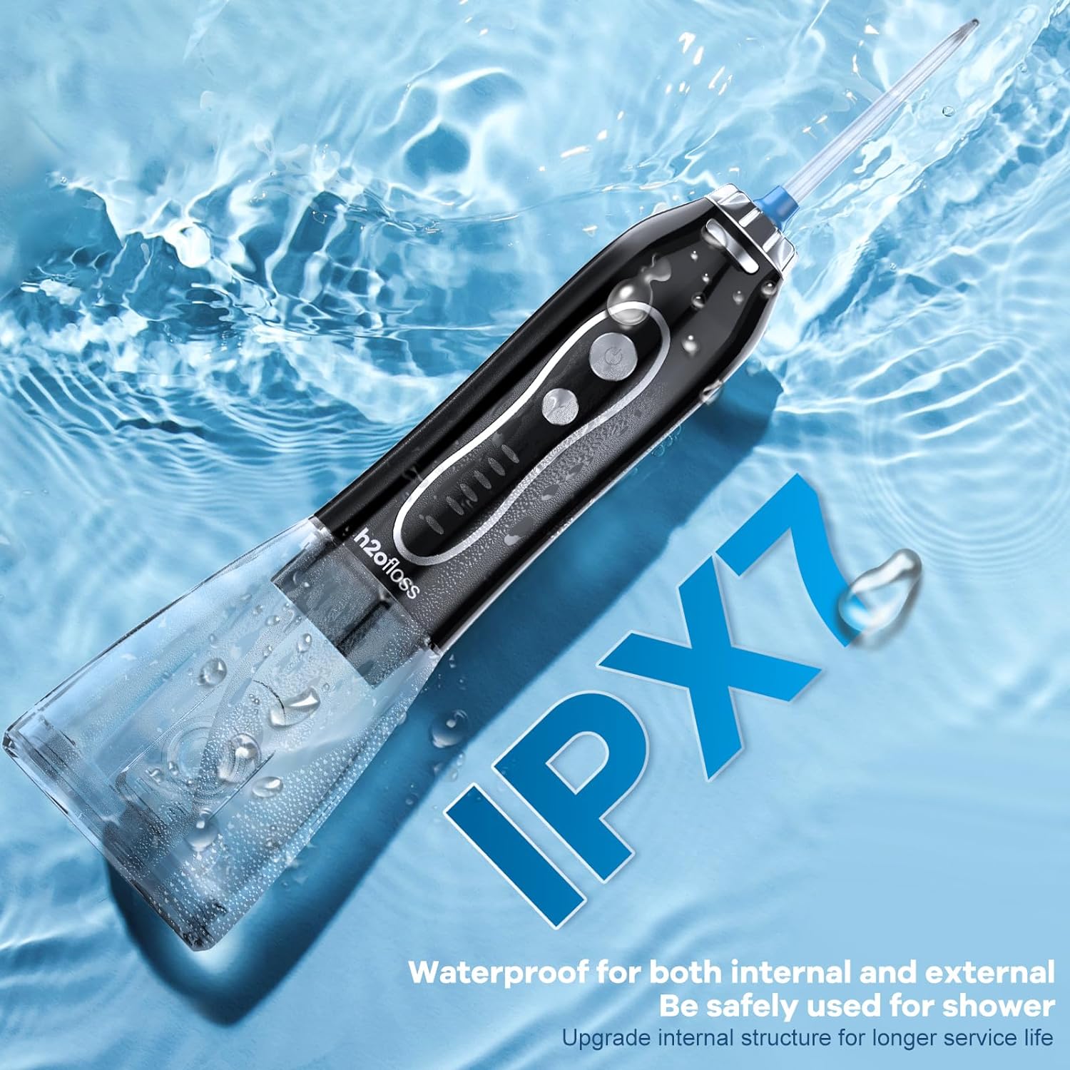 Cordless Water Flosser – Deep Clean Teeth & Healthy Gums (5 Modes, Waterproof)